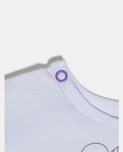 Pijama Feminino Bebe Manga Curta e Calça