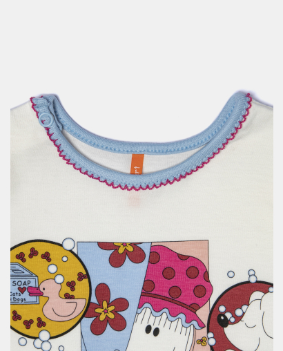 Pijama Feminino Bebe Manga Curta e Short