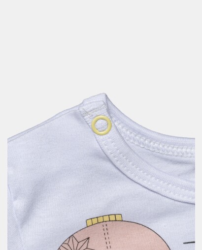 Pijama Feminino Bebê Manga Curta e Short