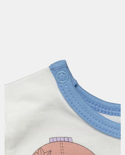 Pijama Feminino Bebê Manga Curta e Short