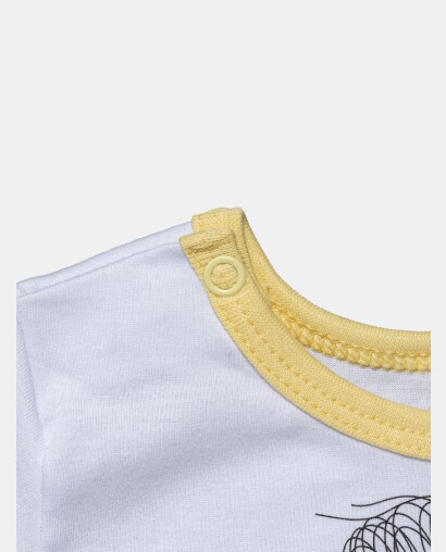 Pijama Feminino Bebê Manga Curta e Calça