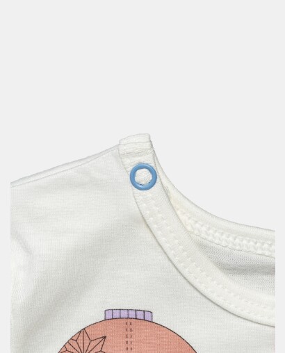 Pijama Feminino Bebê Manga Longa e Calça