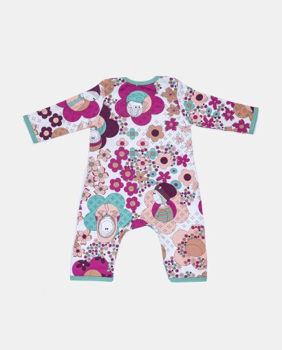 Macacão Feminino Bebe Manga Longa
