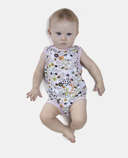 Kit Body Feminino Bebe Sem Mangas 