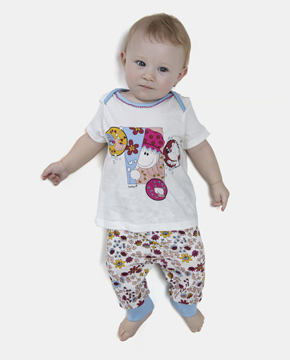 Kit Pagão Feminino Bebe Manga Curta
