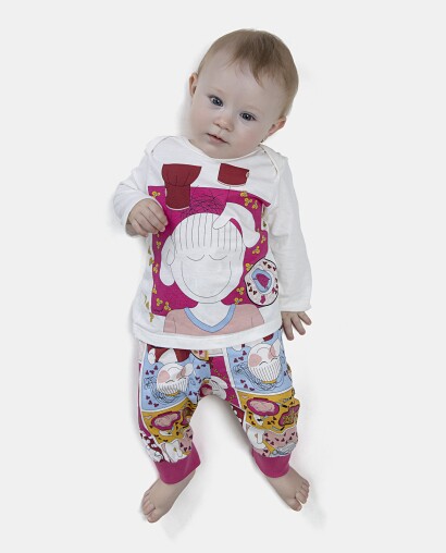 Kit Pagão Feminino Bebe Manga Longa