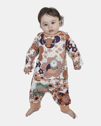 Kit Pagão Feminino Bebe Manga Longa