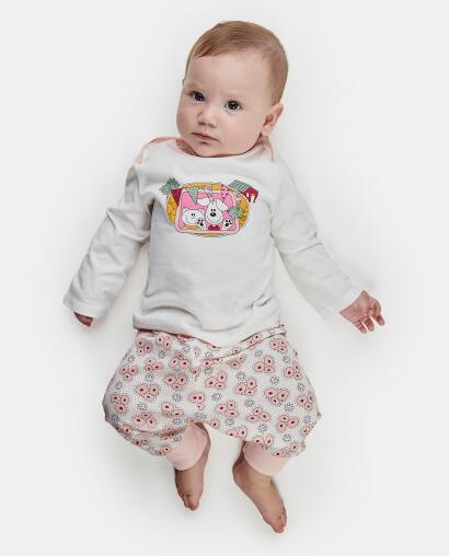 Kit Pagão Feminino Bebe Manga Longa