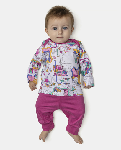 Kit Mijão Feminino Bebê Longo