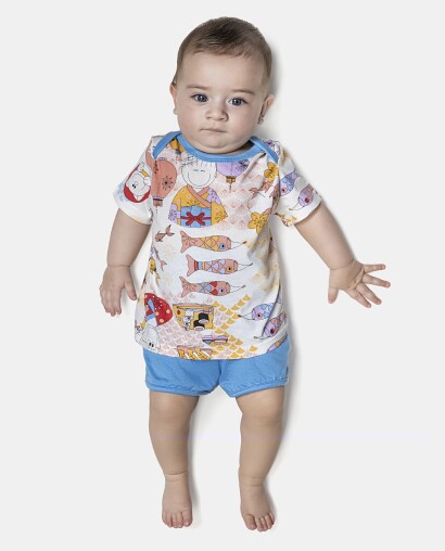 Kit Mijão Feminino Bebê Curto