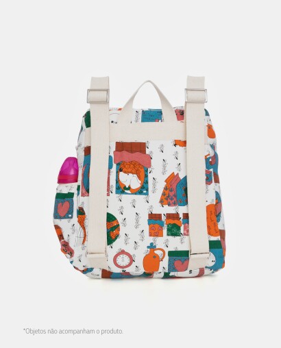 Mochila Sonhart Infantil Feminina Estampa Personagens