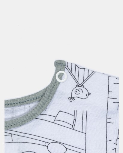 Macacão Unissex Bebe Manga Longa