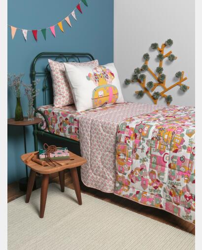 Lençol Elástico com Fronhas King