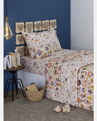 Jogo de Lençol Solteiro Feminino 