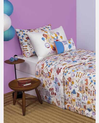 Jogo de Lençol Solteiro Feminino 