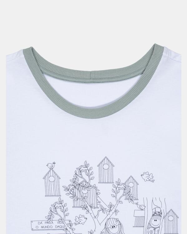 Pijama Masculino Adulto Manga Longa e Calça Com Punhos