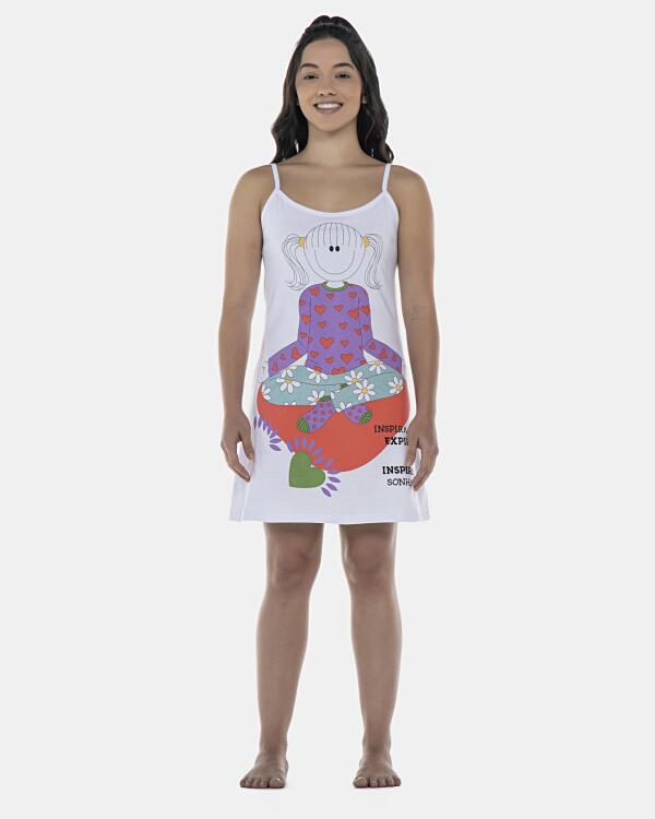 Camisola Feminina Adulto Alça