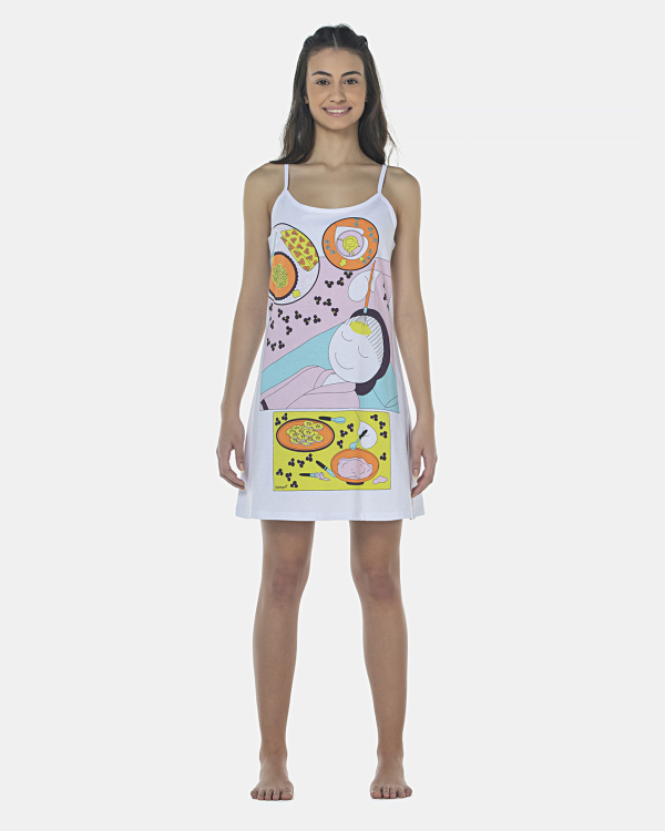 Camisola Feminina Adulto Alça