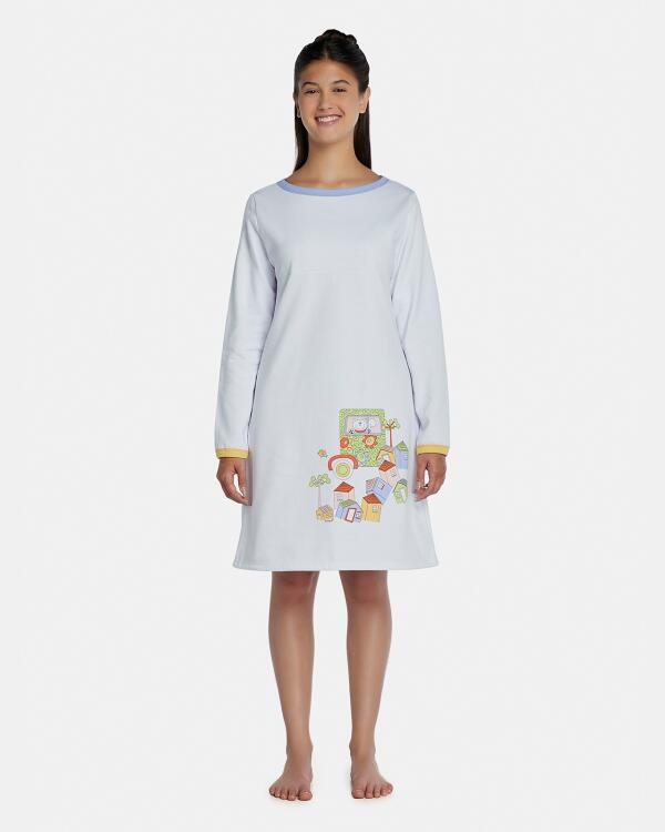 Camisola Feminino Adulto Manga Longa Moletinho