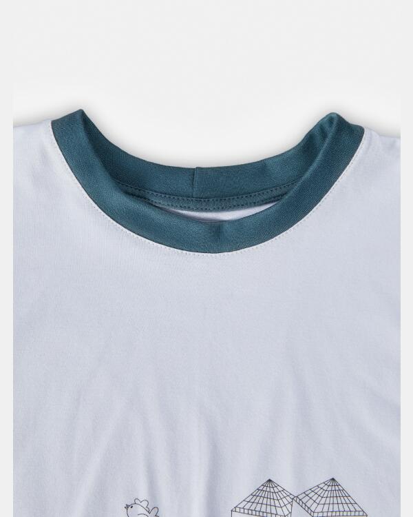 Pijama Masculino Kids Manga Longa e Calça