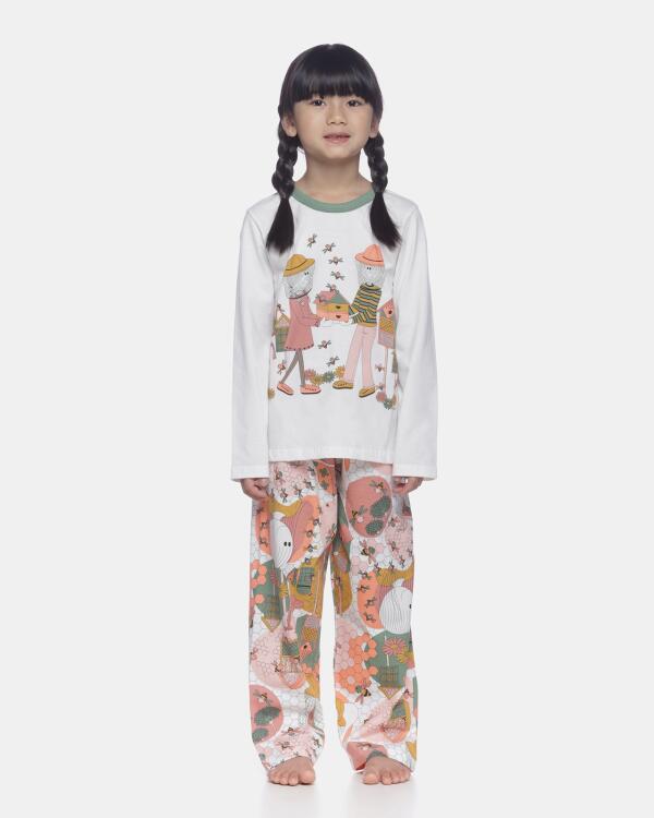 Pijama manga longa e calça