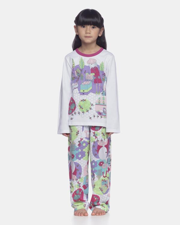 Pijama manga longa e calça   