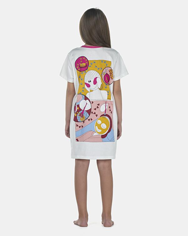 Camisão Feminino Kids Manga Curta