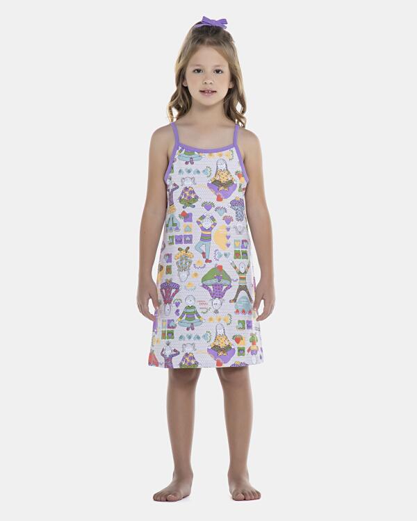 Camisola Feminina Kids Alça