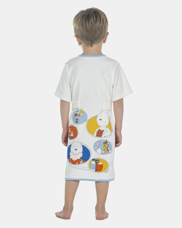 Roupão Masculino Baby Manga Curta Atoalhado