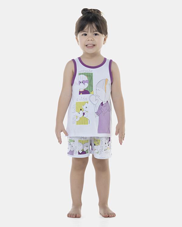 Pijama Feminino Baby Regata e Short