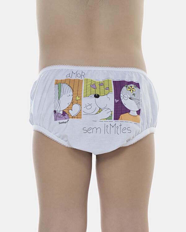 Kit Calcinha Feminino Baby