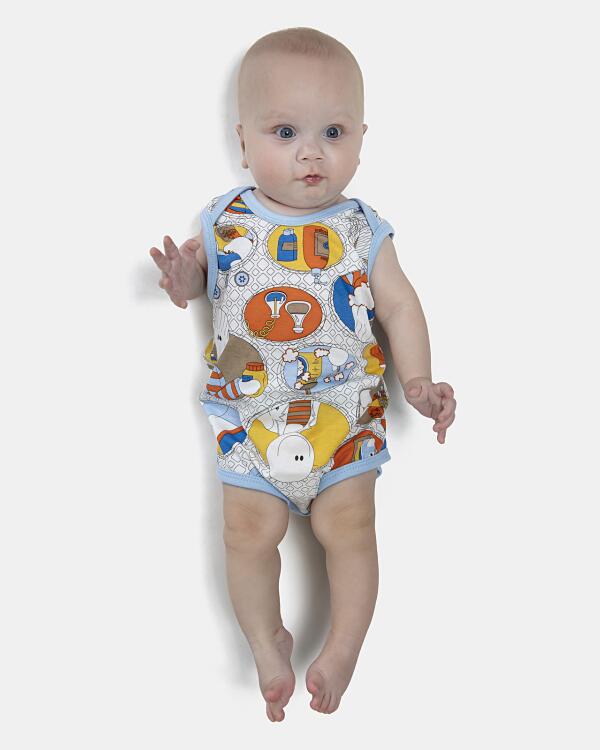 Kit Body Masculino Bebe Sem Mangas