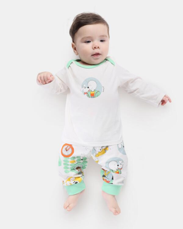 Kit Pagão Masculino Bebe Manga Longa
