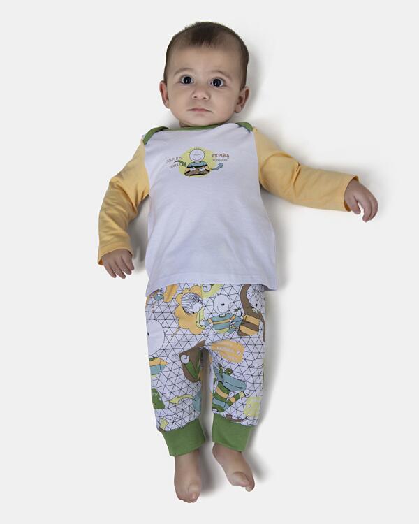 Kit Pagão Masculino Bebe Manga Longa