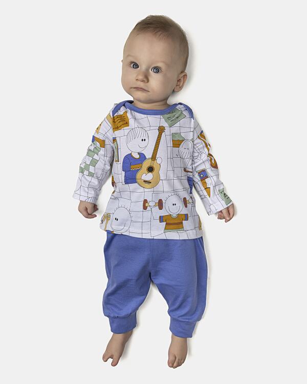 Kit Pagão Masculino Bebê Manga Longa