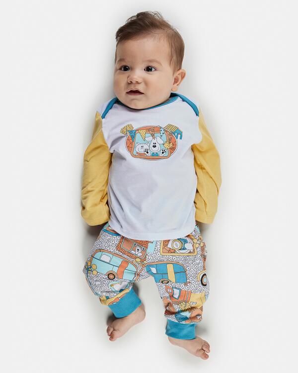 Kit Pagão Masculino Bebe Manga Longa