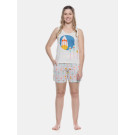 Conjunto Pijama Clássico Regata e Bermuda com Bolsos