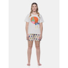 Pijama Manga Curta e Short
