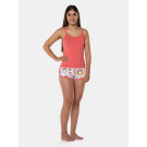 Pijama Feminino Curto Alça e Shorts