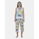 Pijama Feminino Adulto Regata e Corsário