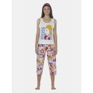 Pijama Feminino Adulto Regata e Corsário