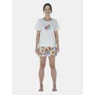 Pijama Feminino Adulto Manga Curta e Short