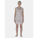 Pijama Feminino Adulto Regata Aberta e Bermuda