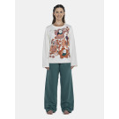 Pijama Feminino Adulto Manga Longa e Calça Moletinho
