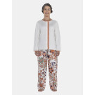 Pijama Feminino Adulto Manga Longa e Calça