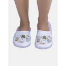 Pantufa Feminina Adulto Fechada Com Estampa Local
