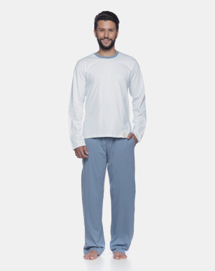 Pijama manga longa e calça          