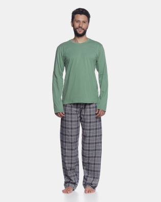 Pijama manga longa e calça    