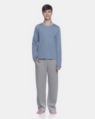 Pijama manga longa e calça         
