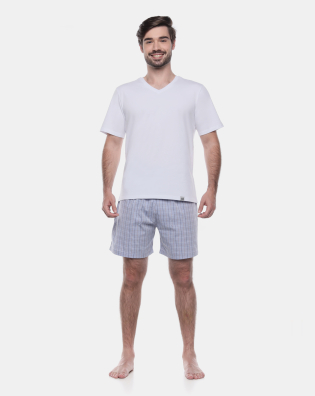 Pijama manga curta e short